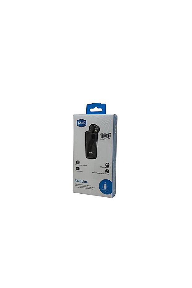 Px-BL104 Kablosuz Kulaklık Bluetooth Titreşimli Geri Çekilebilir Yaka Kulaklığı - 1