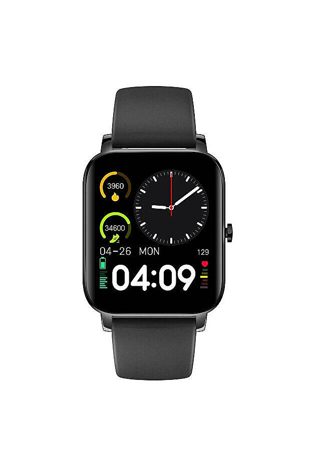 Soultech Soulfit SW002S Sesli Görüşme Destekli (Ios/android) Akıllı Saat SİYAH - 1