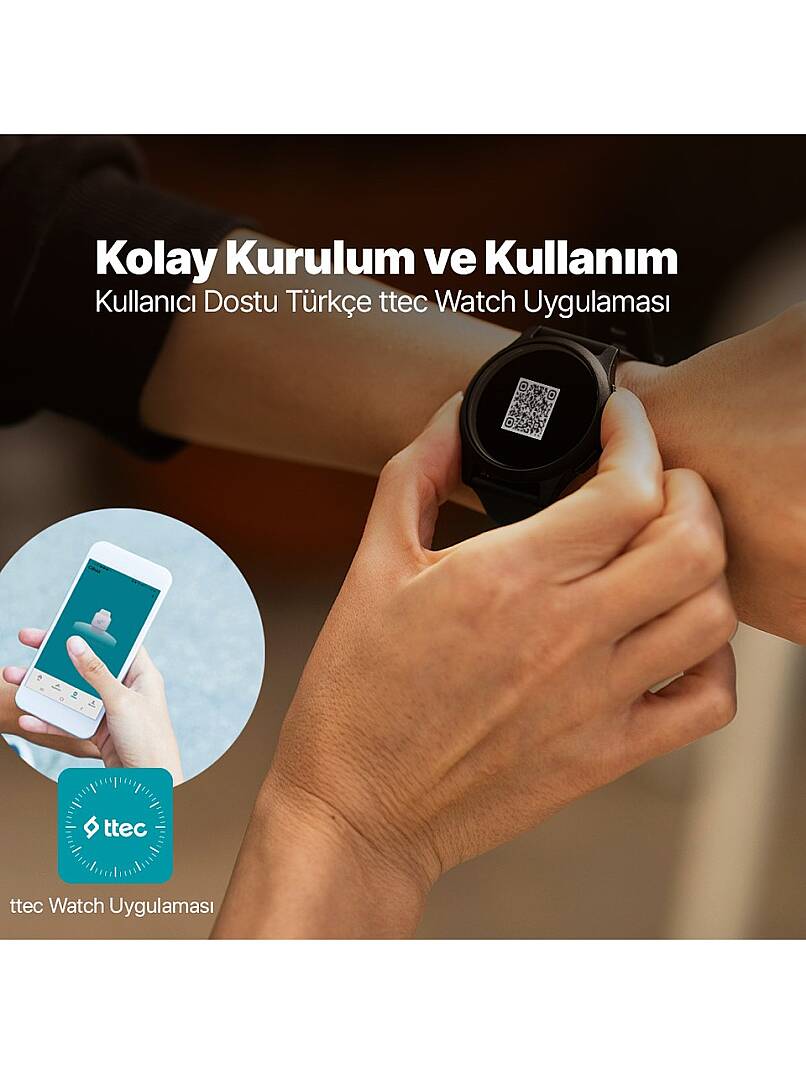 Ttec Tempus 35MM Tft Ekranlı Yuvarlak Metal Kasa Akıllı Saat - 5
