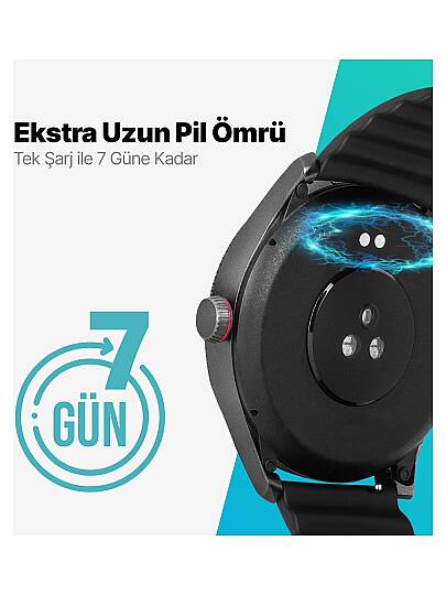 Ttec Tempus 35MM Tft Ekranlı Yuvarlak Metal Kasa Akıllı Saat - 7
