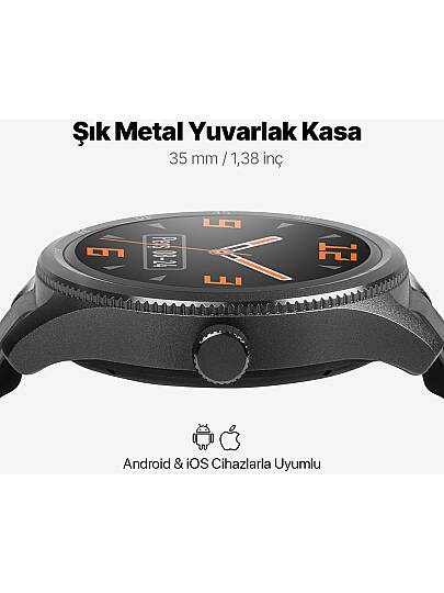 Ttec Tempus 35MM Tft Ekranlı Yuvarlak Metal Kasa Akıllı Saat - 13