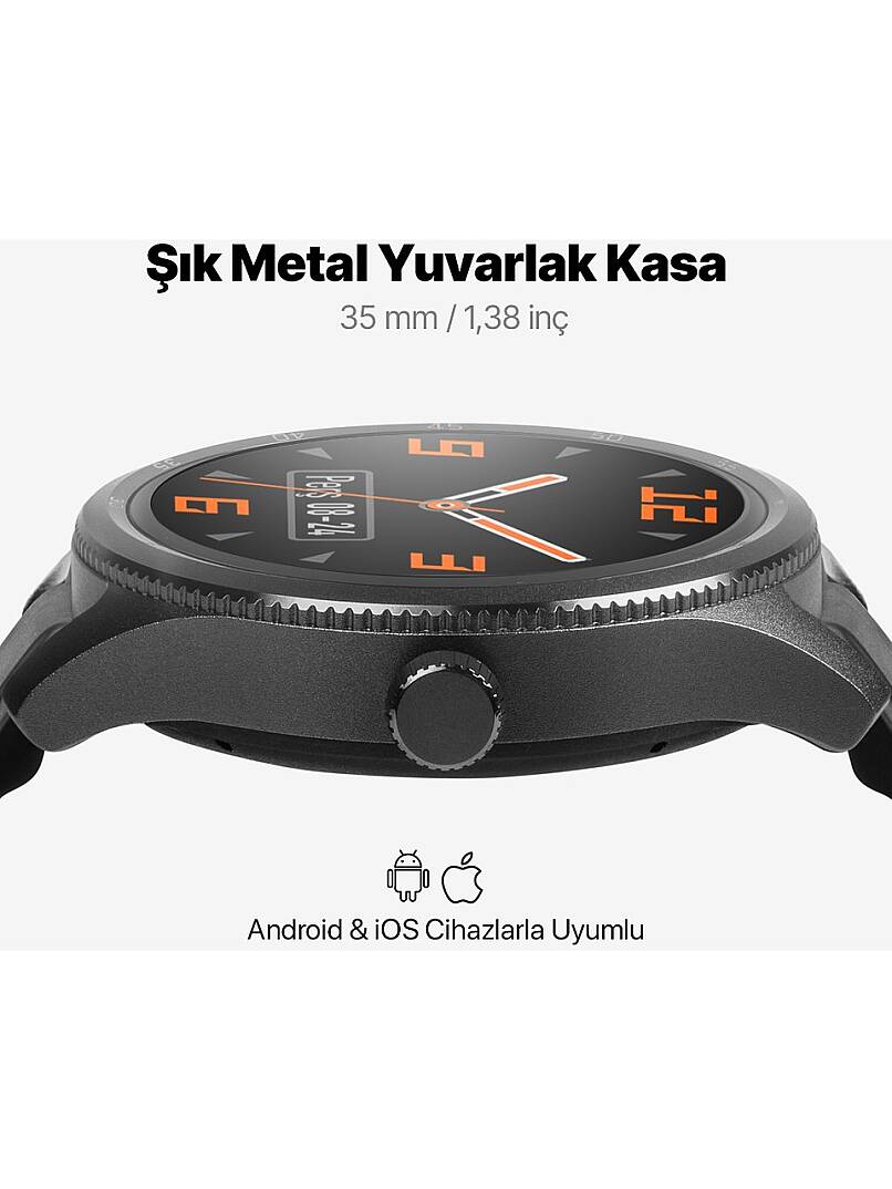 Ttec Tempus 35MM Tft Ekranlı Yuvarlak Metal Kasa Akıllı Saat - 13