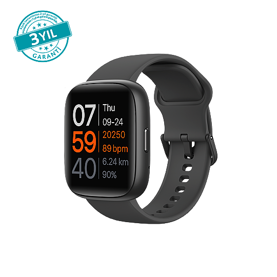 Ttec Tempus 47 mm Dikdörtgen Kasa Akıllı Saat Siyah - 9
