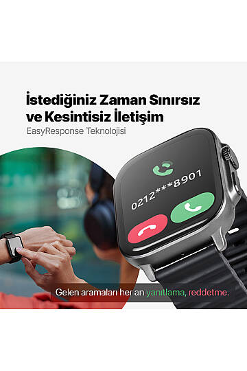 Ttec Tempus 51MM Tft Ekranlı Dikdörtgen Kasa Akıllı Saat - 2