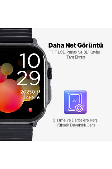 Ttec Tempus 51MM Tft Ekranlı Dikdörtgen Kasa Akıllı Saat - 3